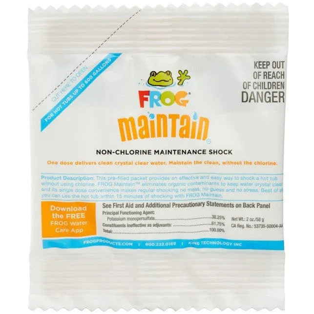 FROG Maintain Non-Chlorine Shock Treatment for Hot Tubs Pack of 6