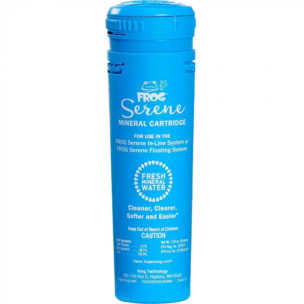 FROG Serene Mineral Replacement Cartridge for Hot Tubs for use only with FROG Serene in-Line and Floating Sanitizing Systems