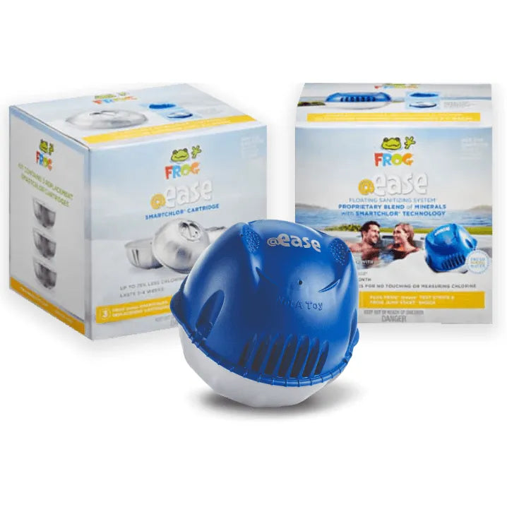 FROG @ease Floating Sanitizing Hot Tub System - 4 Month Kit Contents