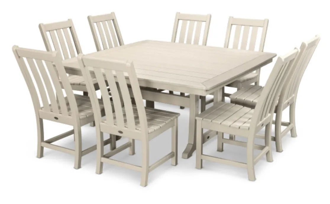 Polywood Dining Set POLYWOOD® Vineyard 9-Piece Dining Set