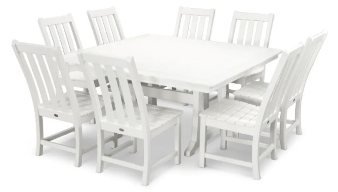 Polywood Dining Set POLYWOOD® Vineyard 9-Piece Dining Set