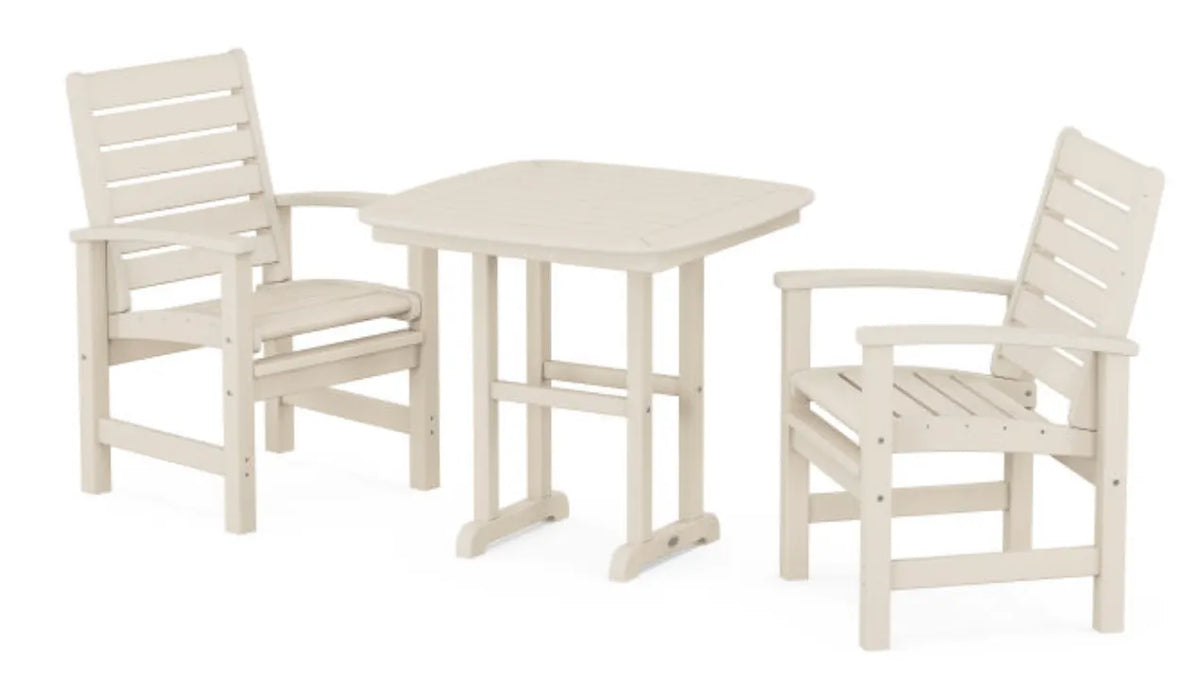 Polywood Dining Set Sand POLYWOOD® Signature 3-Piece Dining Set