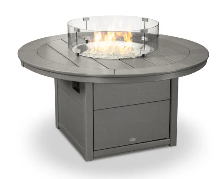 Polywood Fire Pit POLYWOOD® Round 48&quot; Fire Pit Table