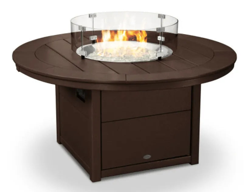 Polywood Fire Pit POLYWOOD® Round 48&quot; Fire Pit Table