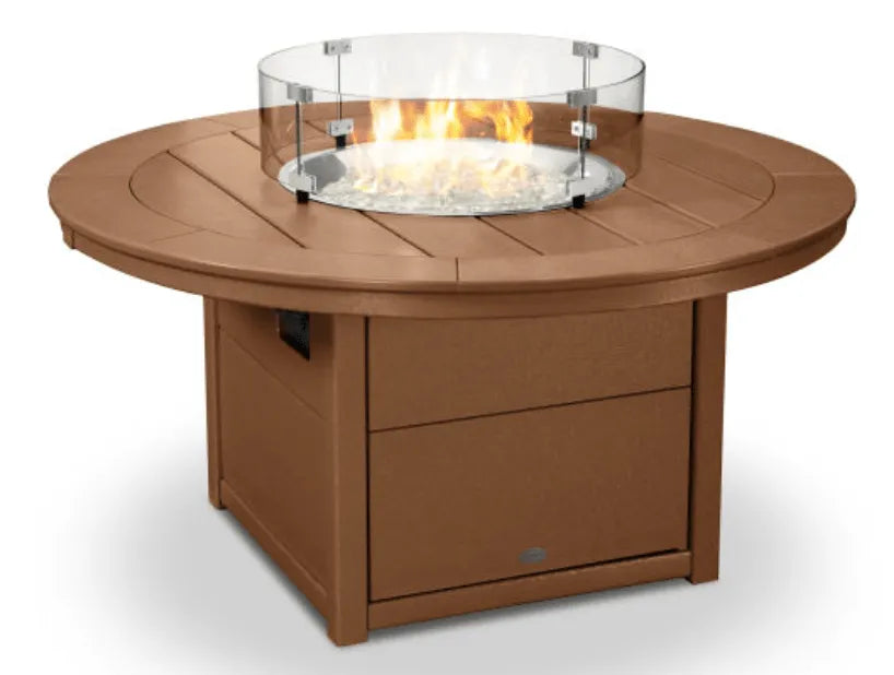 Polywood Fire Pit POLYWOOD® Round 48&quot; Fire Pit Table