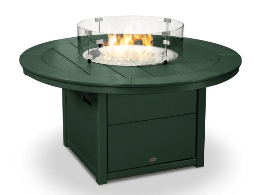 Polywood Fire Pit POLYWOOD® Round 48&quot; Fire Pit Table