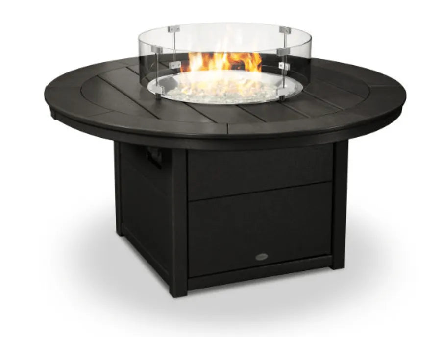 Polywood Fire Pit POLYWOOD® Round 48&quot; Fire Pit Table
