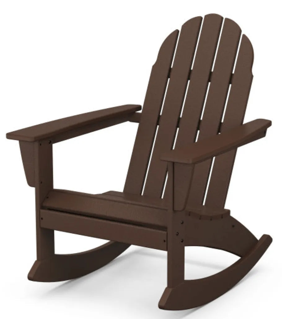 Polywood Mahogany POLYWOOD® Vineyard Adirondack Rocking Chair