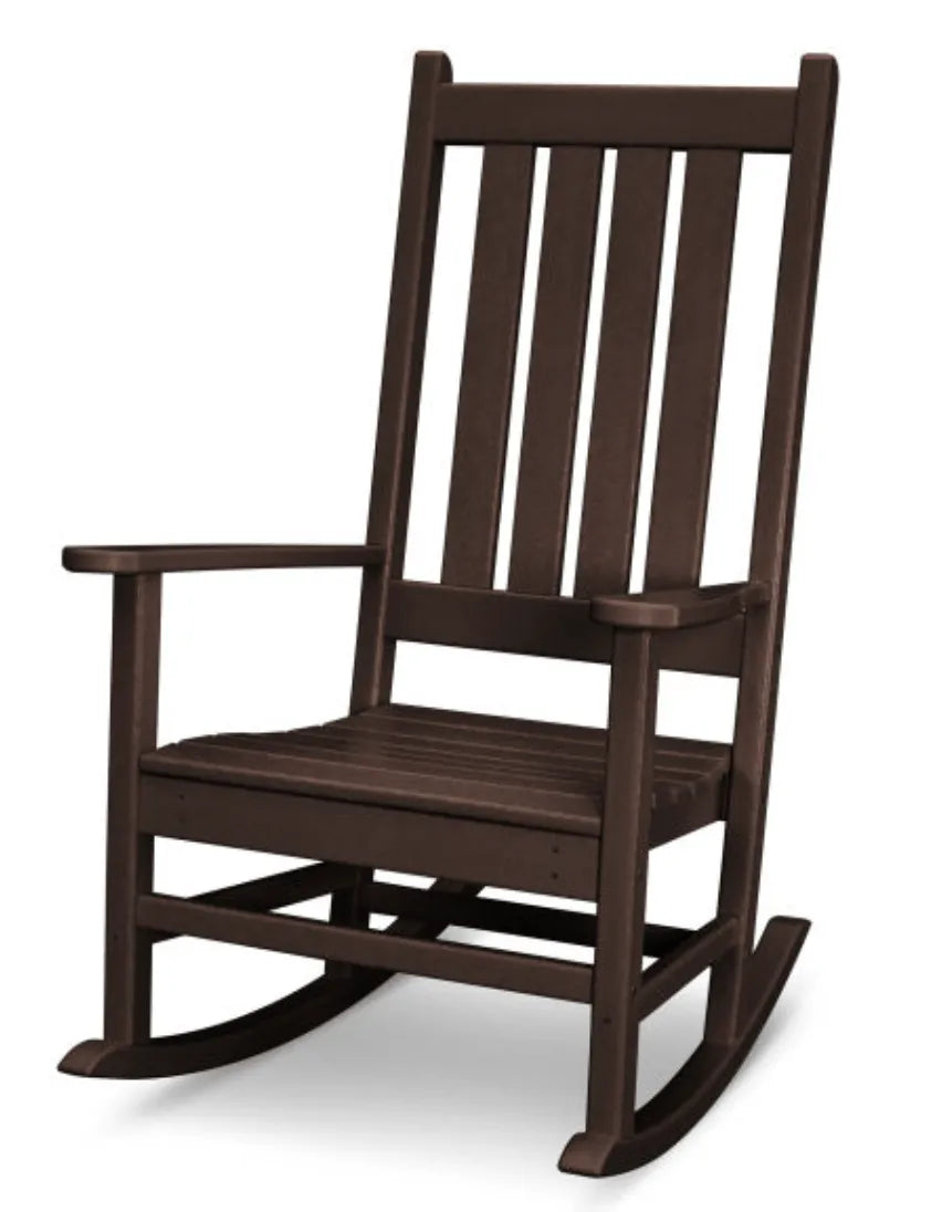 Polywood Mahogany POLYWOOD® Vineyard Porch Rocking Chair