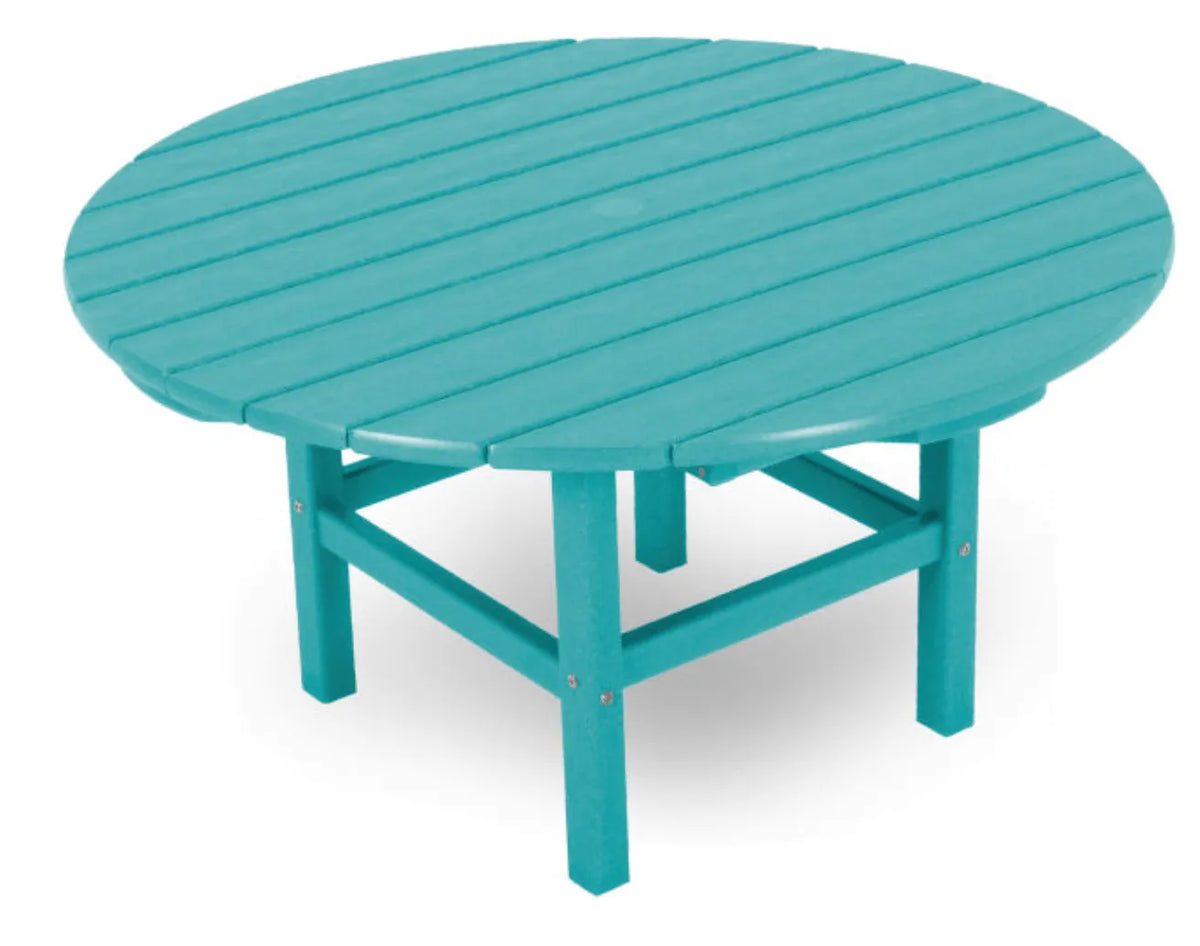 Polywood Patio Furniture Aruba POLYWOOD® Round 37&quot; Conversation Table