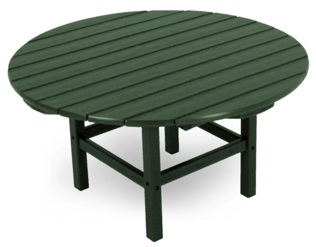 Polywood Patio Furniture Green POLYWOOD® Round 37&quot; Conversation Table