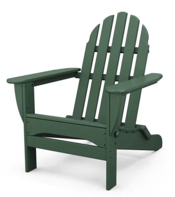 POLYWOOD Classic Folding Adirondack Chair AD5030 - Green
