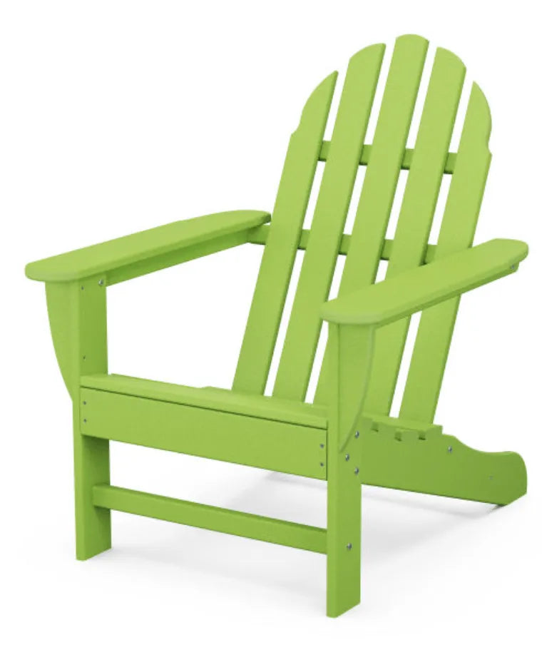 Polywood Lime Green Classic Poly Adirondack Chair 