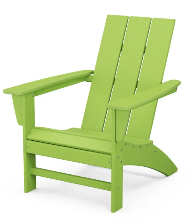 Lime Green Modern Poly Adirondack Chair
