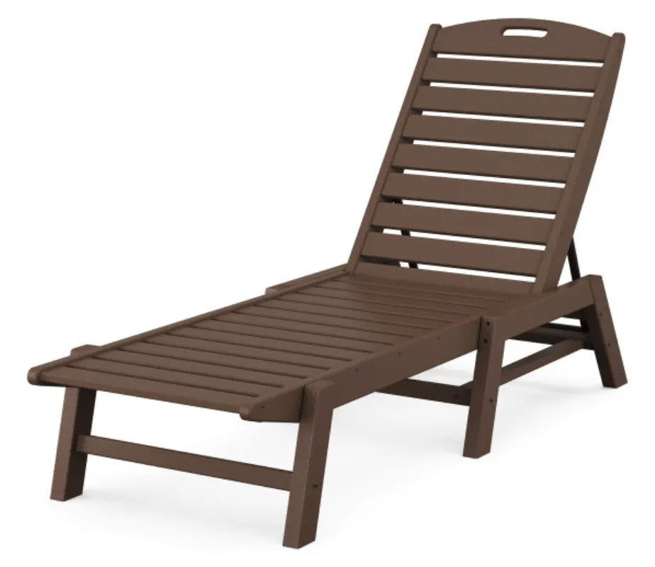 Polywood Patio Furniture Mahogany POLYWOOD® Nautical Chaise