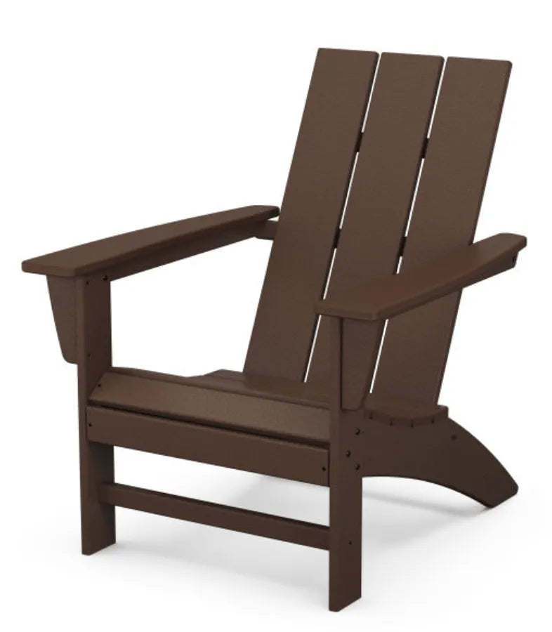 Mahogany Modern Poly Adirondack Chair