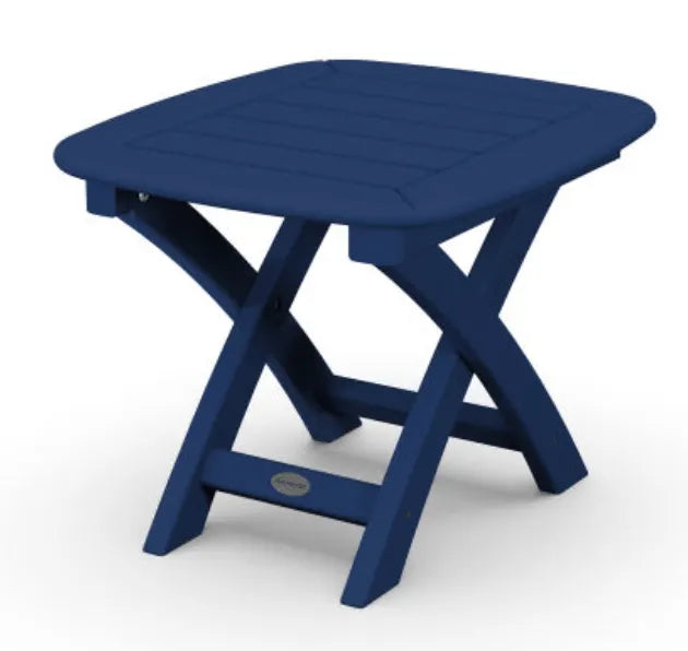 Polywood Patio Furniture Navy POLYWOOD® Nautical Side Table