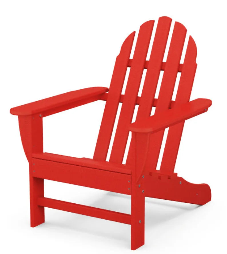 Red Classic Poly Adirondack Chair 