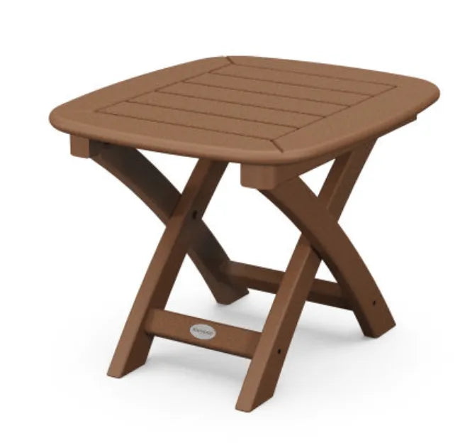 Polywood Patio Furniture Teak POLYWOOD® Nautical Side Table