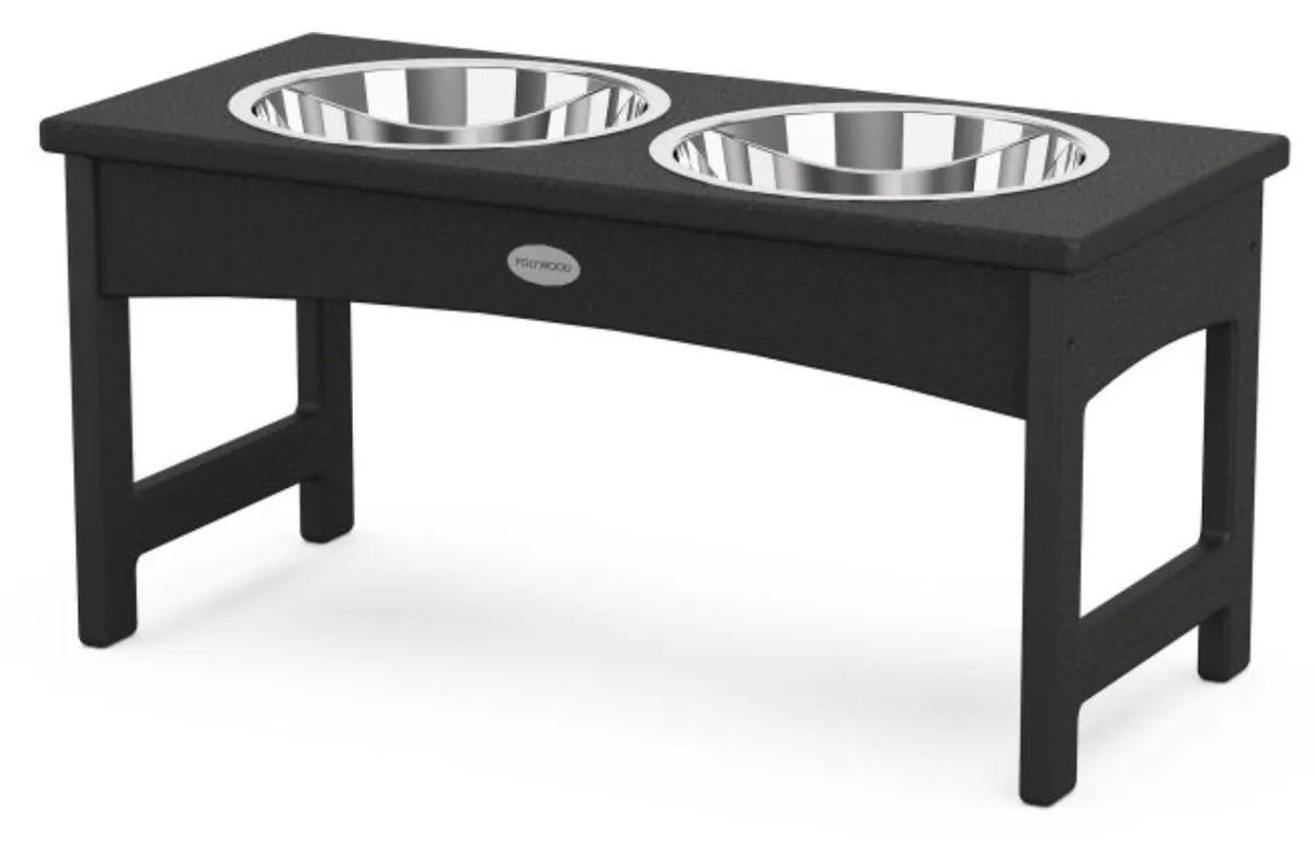 Polywood Polywood Accessory Black POLYWOOD® Pet Feeder