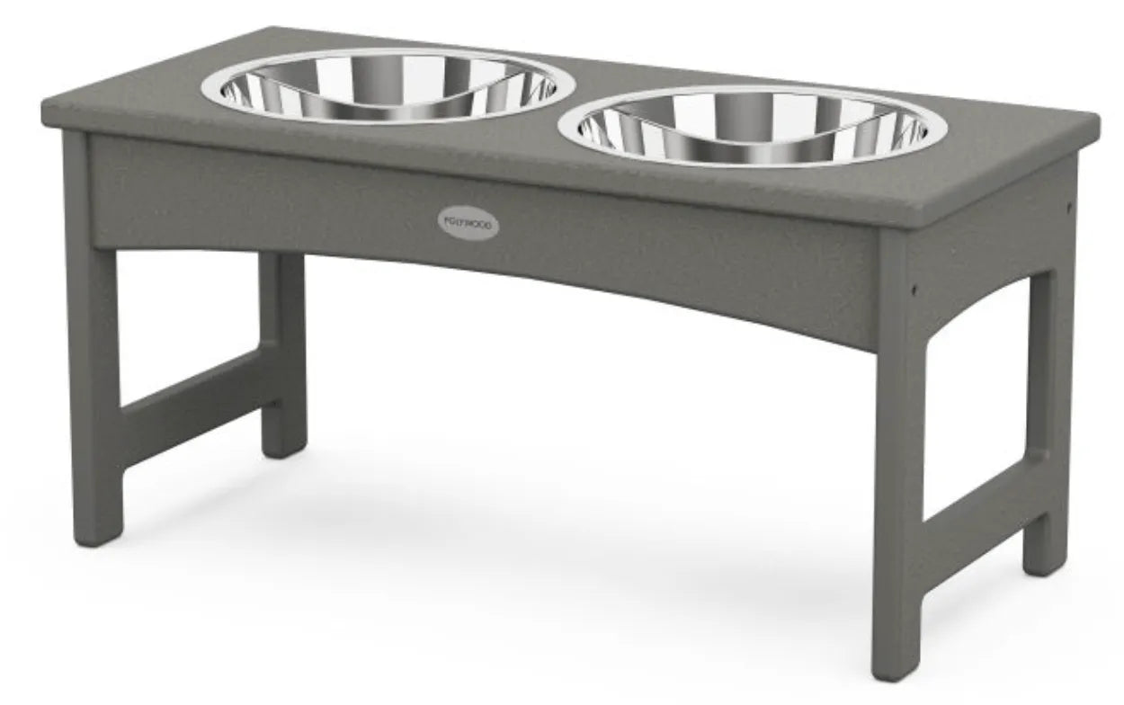 Polywood Polywood Accessory Slate Grey POLYWOOD® Pet Feeder