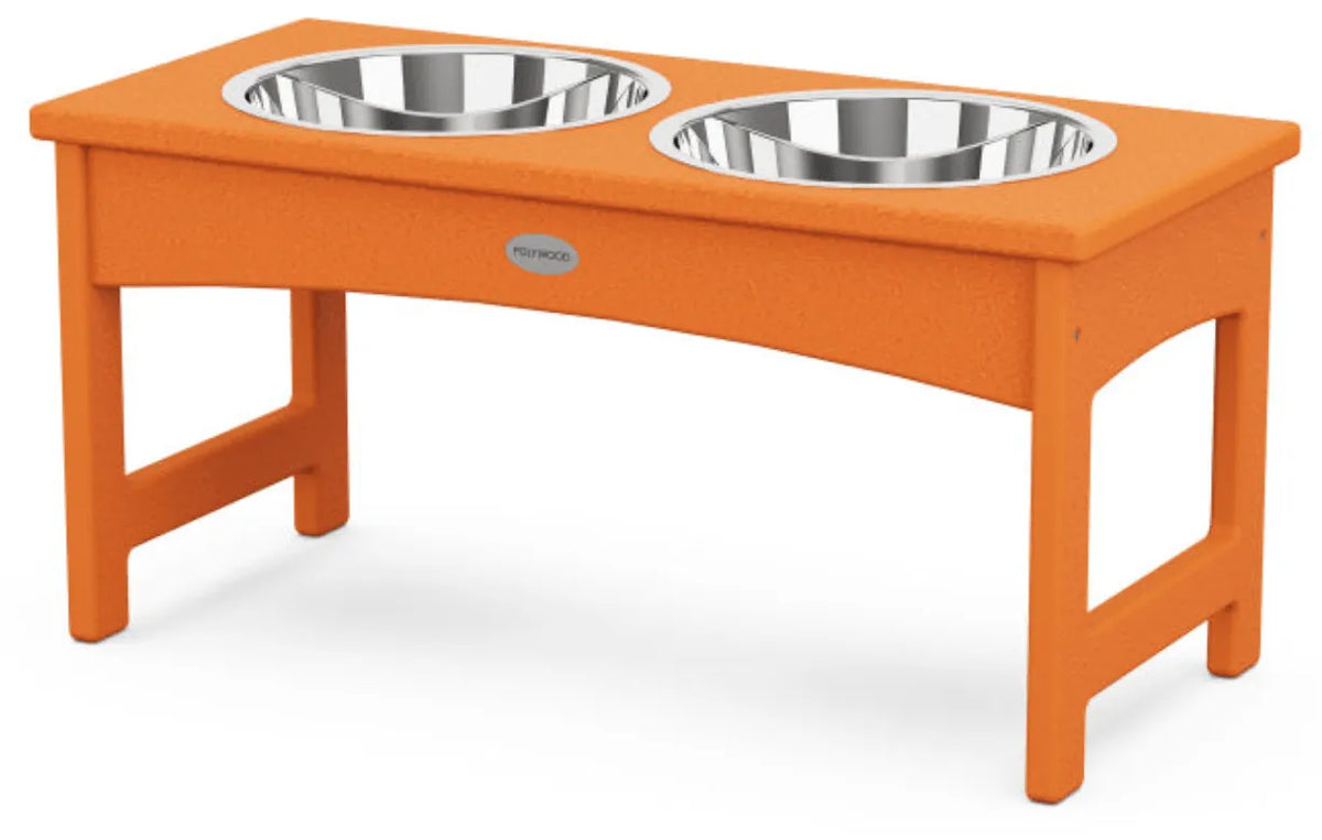 Polywood Polywood Accessory Tangerine POLYWOOD® Pet Feeder