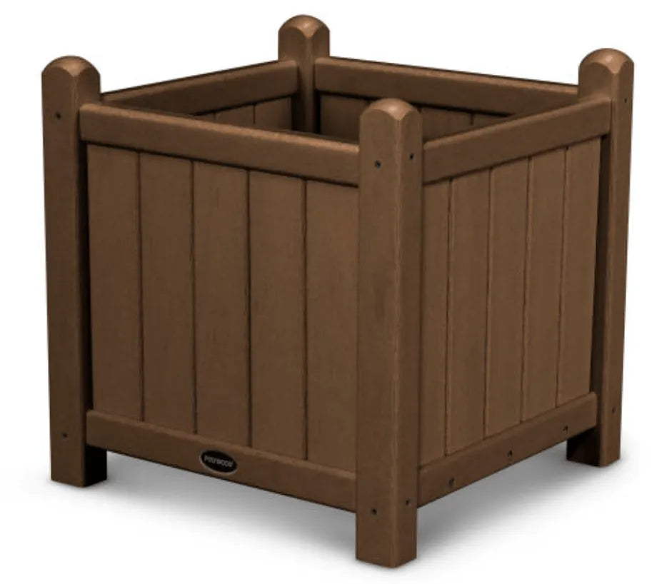 Polywood Polywood Accessory Teak POLYWOOD® Traditional Garden 16&quot; Planter