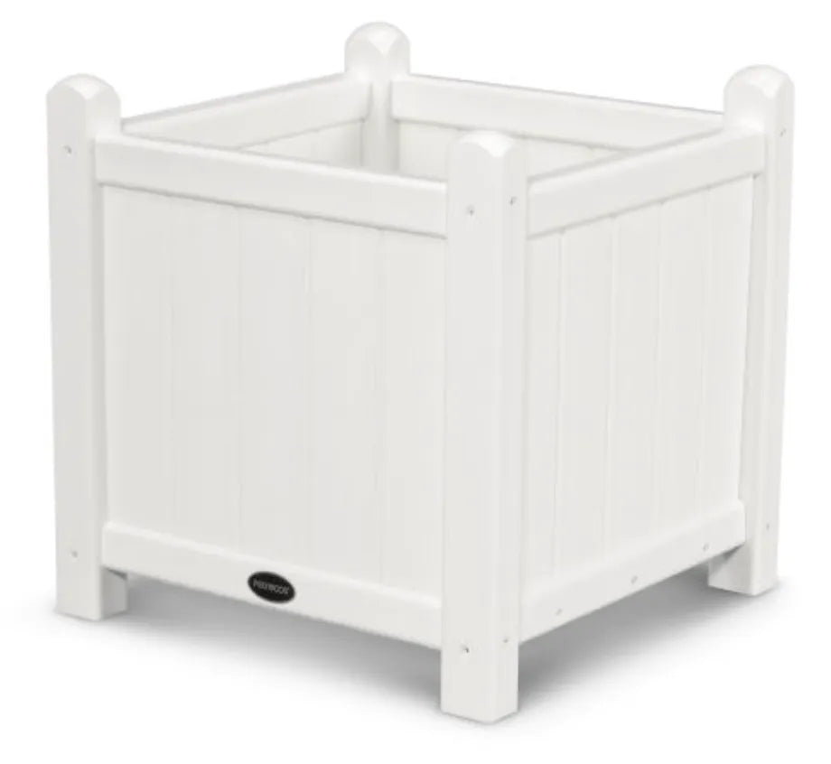Polywood Polywood Accessory White POLYWOOD® Traditional Garden 16&quot; Planter