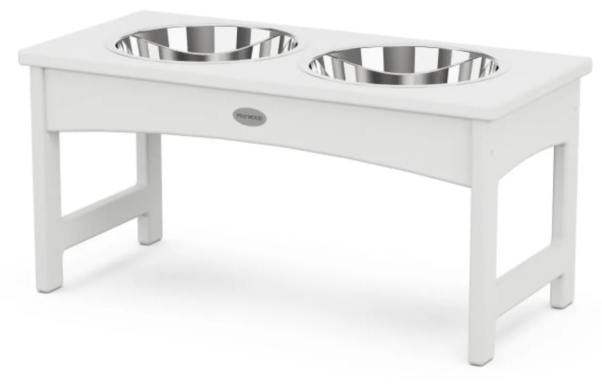 Polywood Polywood Accessory White POLYWOOD® Pet Feeder