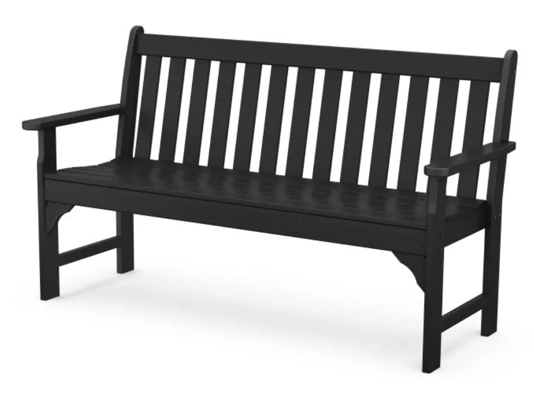 Polywood polywood bench Black POLYWOOD® Vineyard 60&quot; Bench