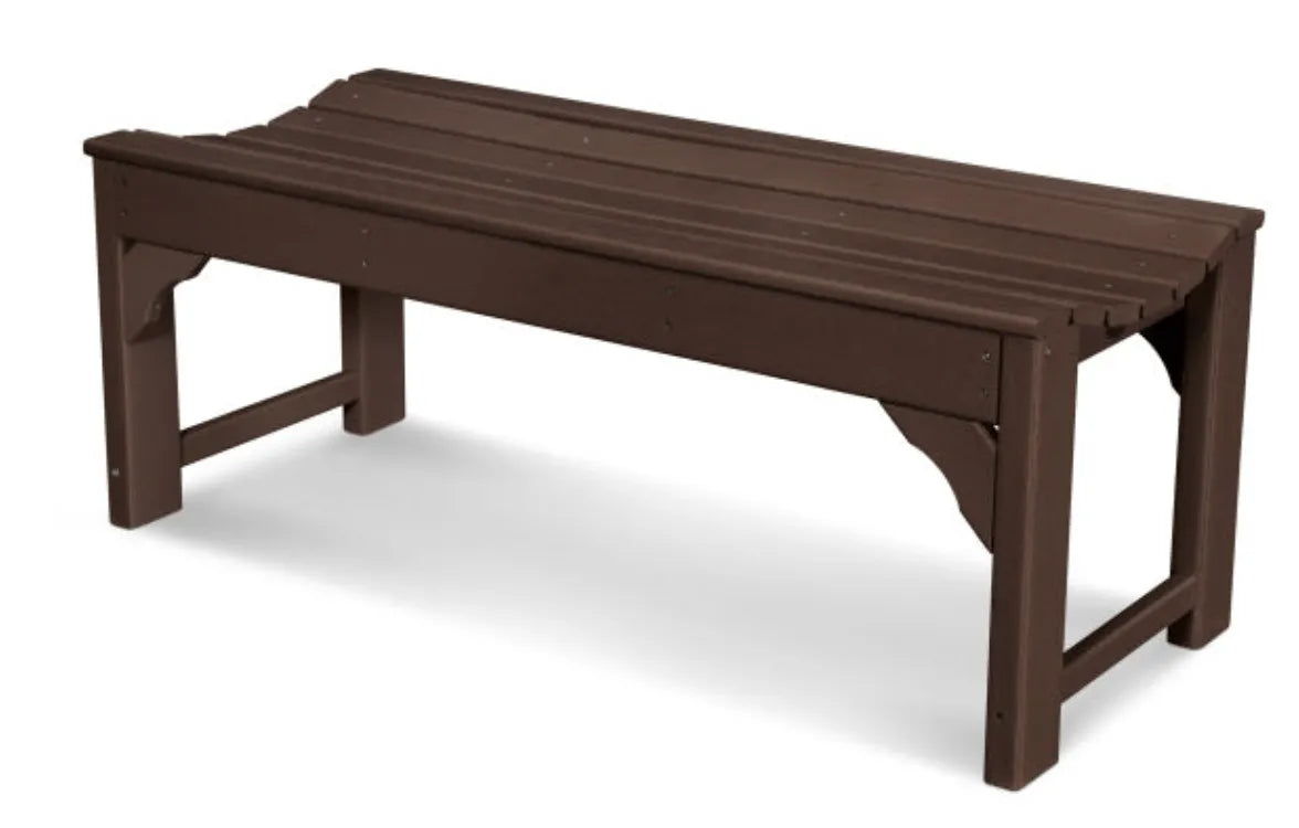 Polywood polywood bench Mahogany POLYWOOD® Traditional Garden 48&quot; Backless Bench