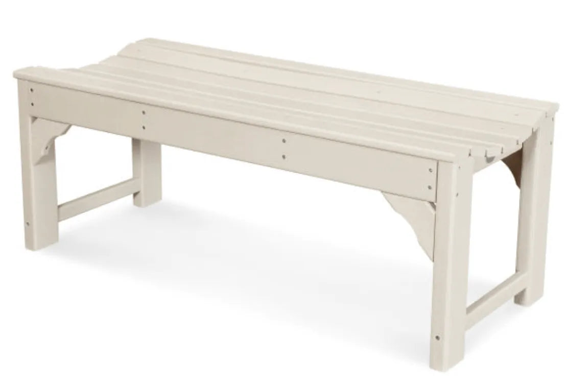 Polywood polywood bench Sand POLYWOOD® Traditional Garden 48&quot; Backless Bench