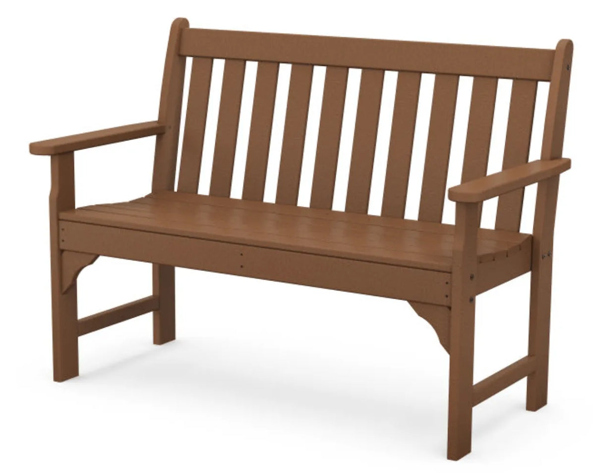 Polywood polywood bench Teak POLYWOOD® Vineyard 48&quot; Bench