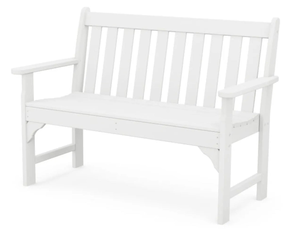 Polywood polywood bench White POLYWOOD® Vineyard 48&quot; Bench
