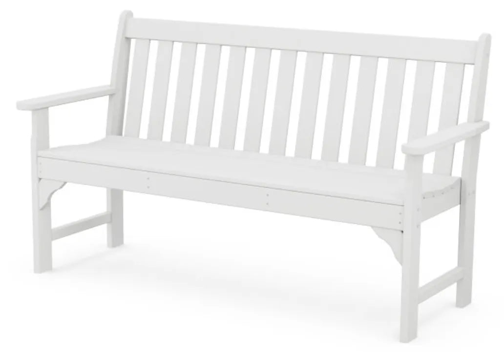 Polywood polywood bench White POLYWOOD® Vineyard 60&quot; Bench
