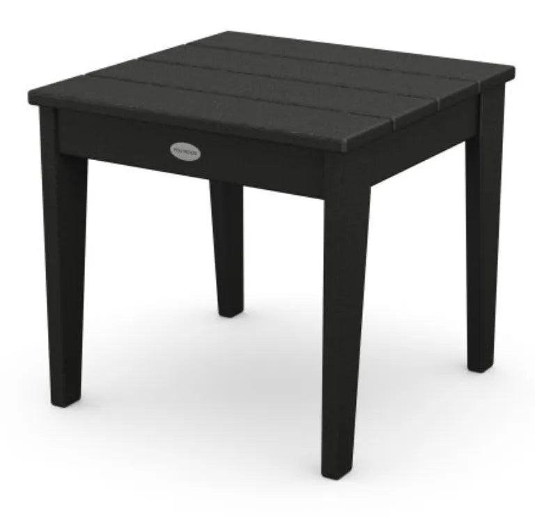 Polywood Polywood Table Black POLYWOOD® Newport 18&quot; Side Table