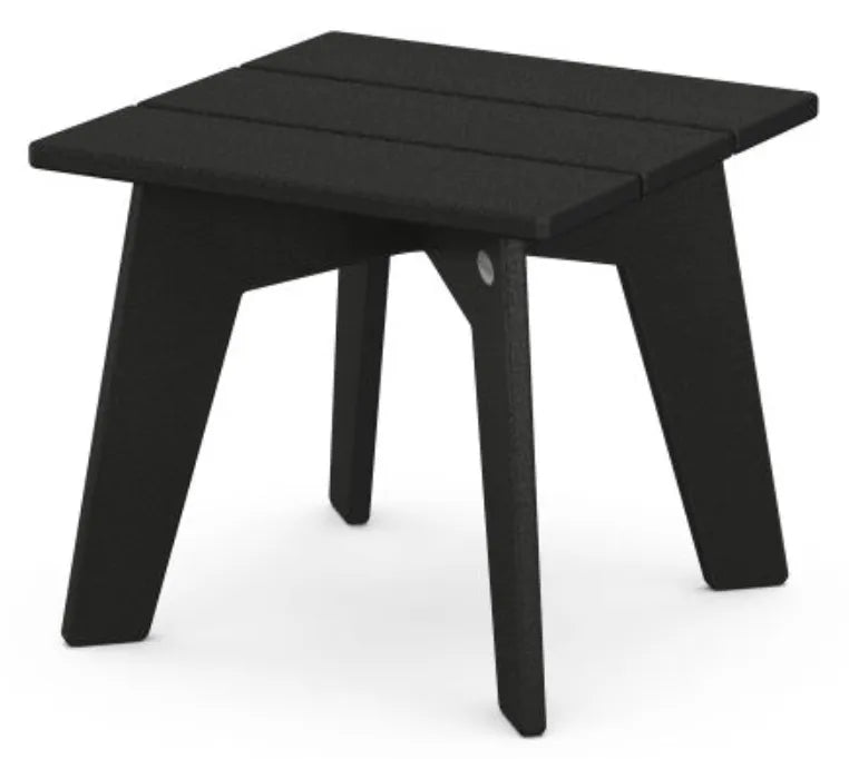 Polywood Polywood Table Slate Grey POLYWOOD® Riviera Modern Side Table