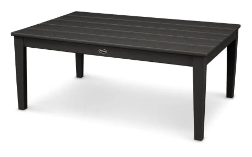 Polywood Polywood Table Black POLYWOOD® Newport 28&quot; x 42&quot; Coffee Table