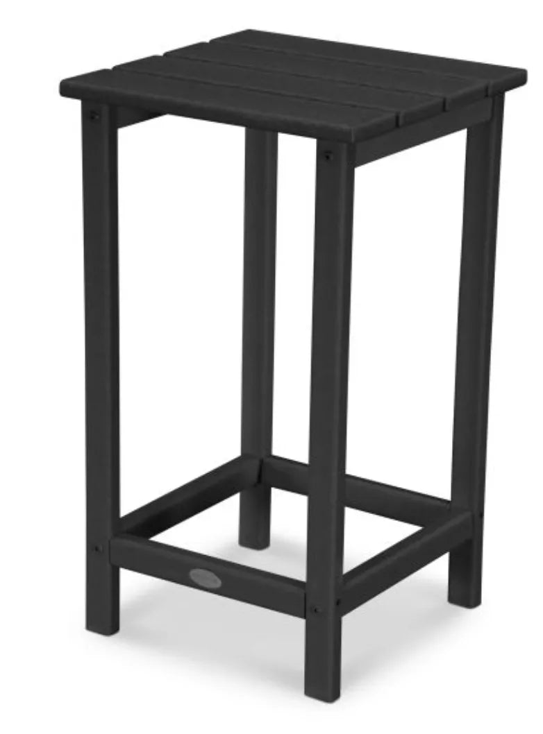 Polywood Polywood Table Slate Grey POLYWOOD® Long Island 26" Counter Side Table