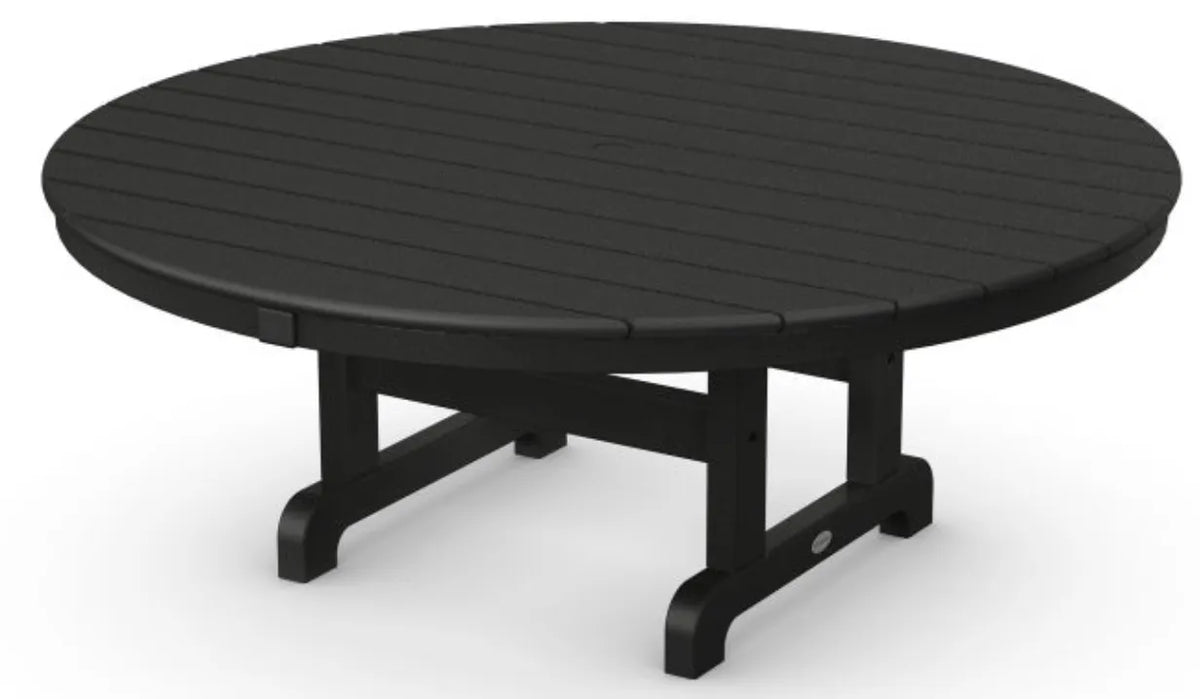 Polywood Polywood Table Black POLYWOOD® Round 48&quot; Conversation Table