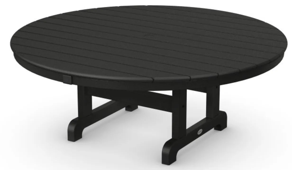 Polywood Polywood Table Slate Grey POLYWOOD® Round 48" Conversation Table