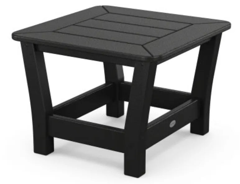 Polywood Polywood Table Black POLYWOOD® Harbour Slat End Table
