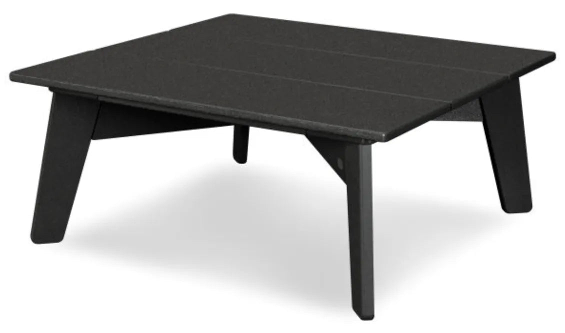 Polywood Polywood Table Slate Grey POLYWOOD® Riviera Modern Conversation Table