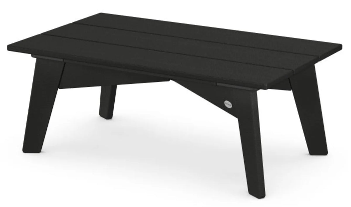 Polywood Polywood Table Black POLYWOOD® Riviera Modern Coffee Table