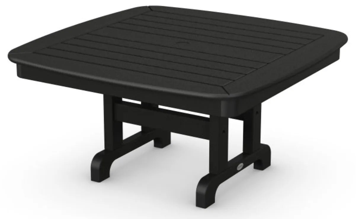 Polywood Polywood Table Slate Grey POLYWOOD® Nautical 37" Conversation Table
