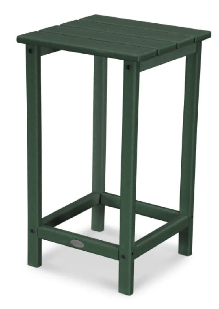 Polywood Polywood Table Green POLYWOOD® Long Island 26&quot; Counter Side Table