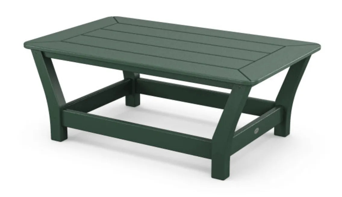 Polywood Polywood Table Green POLYWOOD® Harbour Slat Coffee Table