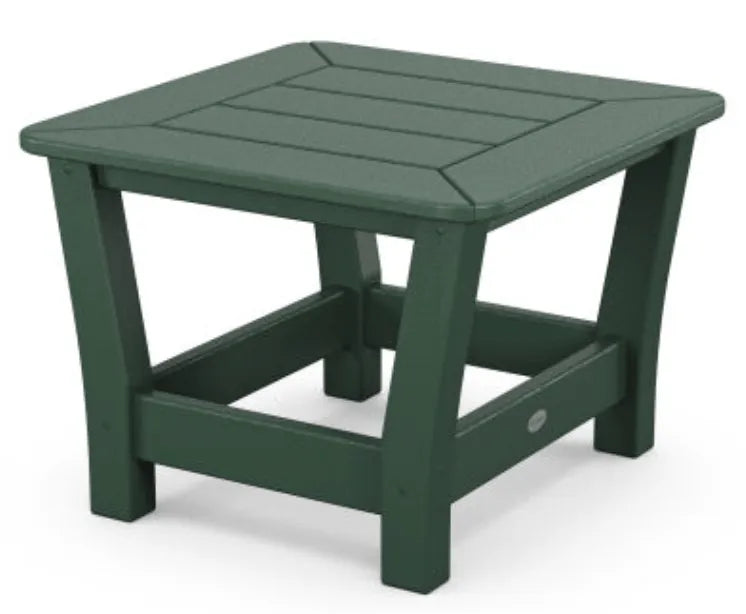 Polywood Polywood Table Green POLYWOOD® Harbour Slat End Table