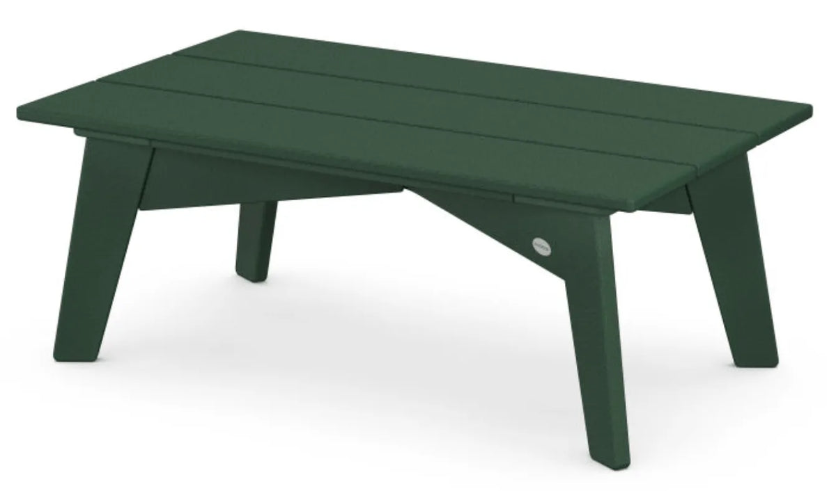 Polywood Polywood Table Green POLYWOOD® Riviera Modern Coffee Table