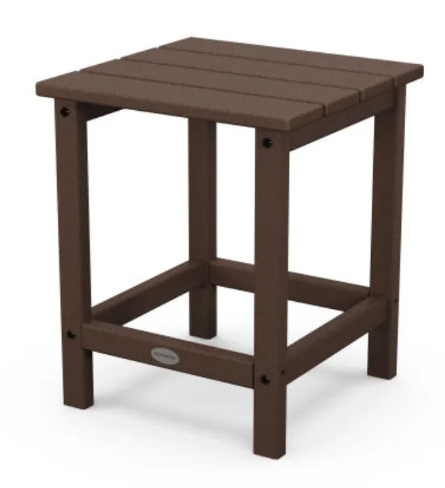 Polywood Polywood Table Mahogany POLYWOOD® Long Island 18&quot; Side Table